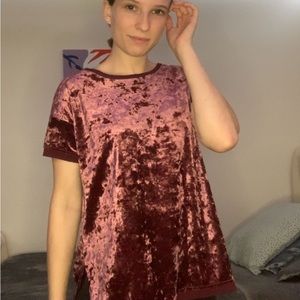 Velvet T-shirt